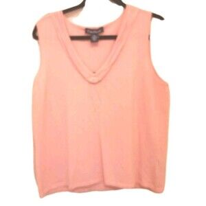 Evan-Piconne Pink Sleeveless Top XL